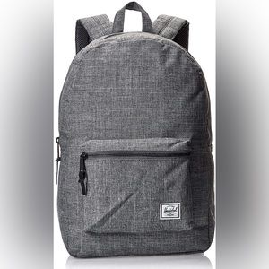 slightly used gray herschel backpack